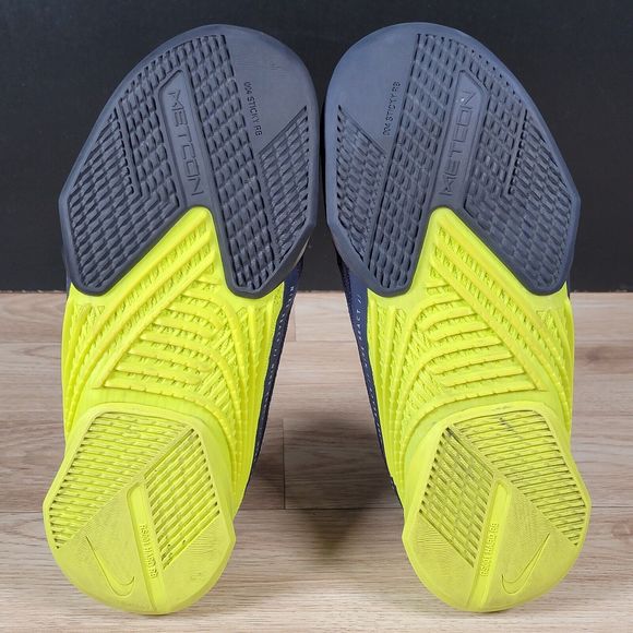 Nike React Metcon Turbo Training Shoes Men Size 8 Navy Blue Volt CT1243-400 - Picture 5 of 6